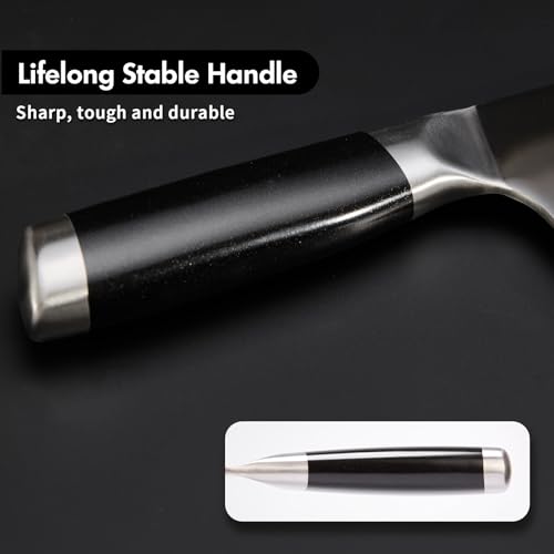SHI BA ZI ZUO Steak Knife Chef Knife (Silver-SL2136-A)