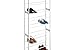 Whitmor 10 Tier Shoe Tower - 30 Pair - Closet Organizer, White