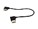 SinLoon Gold Plated High Speed 90 Angle Right HDMI Male to Left HDMI Male Adapter Cable Supports Ethernet, 3D and Audio Return (0.3M RR-LL)