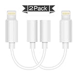 Lighting to 3.5mm Headphones Jack Adapter Cable Compatible with iPhone 7&8/7&8Plus iPhone X iPhone Xs iPhone XR Adapter Headphone Jack and More (iOS 10/ iOS 12) (White) Accessories