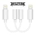 Lighting to 3.5mm Headphones Jack Adapter Cable Compatible with iPhone 7&8/7&8Plus iPhone X iPhone Xs iPhone XR Adapter Headphone Jack and More (iOS 10/ iOS 12) (White) Accessories