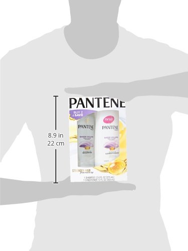 Pantene Pro-V Sheer Volume Shampoo and Conditioner Dual Pack, 1 Count