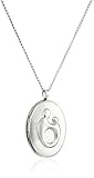 Sterling Silver Mother and Child Locket Necklace, 18"