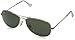 Ray-Ban Mens RB3362 Cockpit Aviator Sunglasses, Gold/G-15 Green, 59 mm