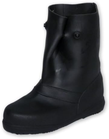 TREDS 14859 Super Tough 12" Pull-On Stretch Rubber Overboots for Rain, Slush, Snow and Construction, X-Small (One Pair)