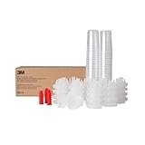 3M PPS Paint Spray Gun Cup Lids and Liners Kit, 16114,&nbsp;Mini, 6 Ounces, 200-micron Filter, Use with Paint Gun for Cars, Furniture, Home and More,&nbsp;50 Disposable Lids and Liners, 20 Sealing Plugs