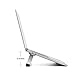 Portable Laptop Stand Tablet Stand, Ultra Light Aluminum Stand for Office, Home or Travel, Compatible with MacBook Pro, iPad and More Devices (Silver)thumb 3