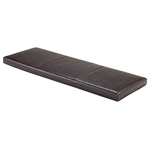 Winsome Wood 92303 Boris Bench Cushion Seat, Espresso (Certified Refurbished)