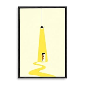 Framed Canvas Wall Art Abstract Colorful Canvas Prints Home Artwork Decoration for Living Room,Bedroom - 16x24 inches