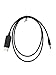 Washinglee USB Data Cable for Abbott Glucose Diabetes Meter, Copilot Freestyle Freedom, Freestyle Lite, Freestyle Freedom lite and Freestyle Flash. Black, 3 FT.