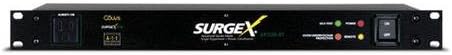 Raxxess 1U SurgeX 20A Surge Eliminator with Remote Control, Black