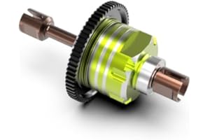 RIAARIO RZ001B-C & XTS-F10 RC Truck Middle Differential (Aluminum Alloy+CNC Gear 65T+S2)