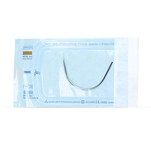 Curved Piercing Needles Perfect to pierce Ear Nose Belly Nipple Eyebrow Labret (16g (1.2 mm) Pack of 10) - Thumbnail 2