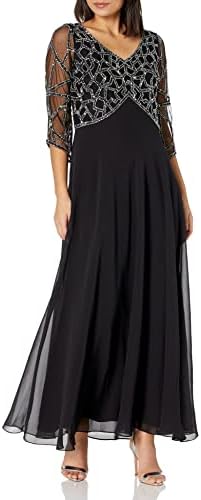 pisarro nights plus size beaded dresses Fashionable Beaded Dress by Pisarro Nights