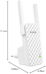 Tenda A9 N300 Universal WLAN Amplifier Repeater Two Antennas 300 Mbps White view 8