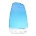 InnoGear 150ml Aromatherapy Essential Oil Diffuser Ultrasonic Cool Mist Aroma Room Freshener with 7 Color LED Night Lights and Waterless Auto Shut-Off Function (White)