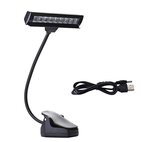 Kanzd Flexible USB Clip-On Music Piano LED Light Reading Study Book Lamp (A) - Thumbnail 4