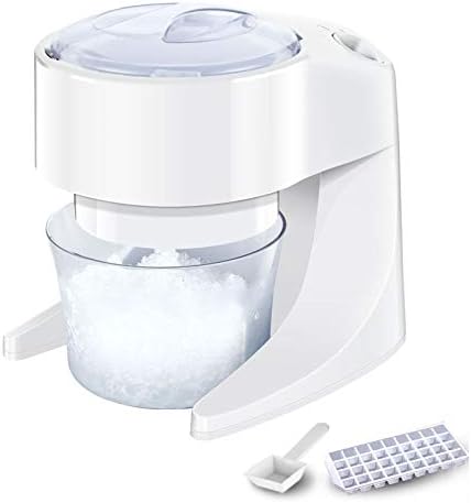 APENCHREN 40W Electric Ice Crusher/Ice Blender Machine, Fast Portable Ice Crusher - for Home Restaurant and Bar (Summer Gift),White