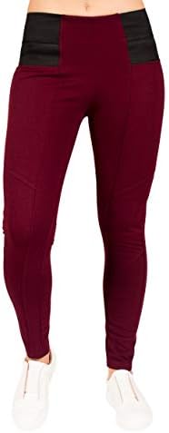 Elan Verve Womens High-Waist Band Comfort Slim Pants by RAG