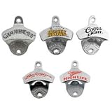 Beer Brand Bottle Opener Collectors Set - 5 Different