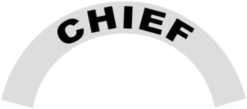 Important Note: This Decal is not for Petzl Helmets. Chief - Reflective Standard Helmet Black Crescent Decal