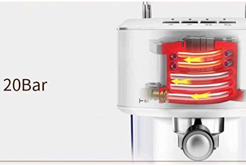 HaoLi Kaffeemaschine Hochdruckdampf Milchschaum 850W, 1L – Bild 4