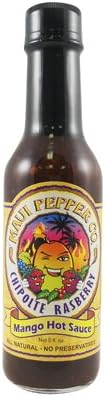 Maui Pepper Chipotle Raspberry Mango Hot Sauce (Pack of 3)