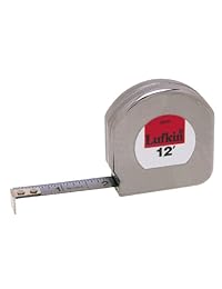 Lufkin C9212 1 2 inch x 12 Foot mezurall cromado Clad cinta