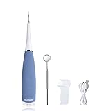 Dental Tools, OUZIGRT Teeth Cleaning Tools for Dental Calculus, Tartar, Tooth Stains, Plaque Removal, 5 Adjustable Modes (Gray-Blue)
