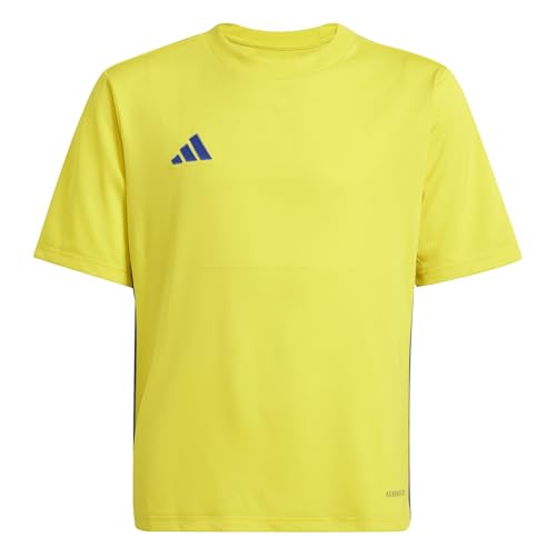 adidas Unisex Niños Jersey (Short Sleeve) Tabela 23 JSY Y, Team Yellow/Team Royal Blue, II0892, 116