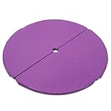 KingSo Pole Folding Crash Mat 47.24 inch Diameter Fitness Cushion Yoga Exercise Steel Pipe Dance Mat Safety Padding