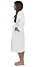 Turkuoise Girls Waffle Robe, Spa Party Bathrobe Made in Turkey (1023-WHT-SM)