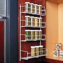 Feeny Fesr 18Wh 13-.75 In. Wide 4-Tier Spice Rack - White