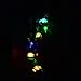 SUMERSHA Hummingbird Wind Chime, Color Changing LED Solar Mobile Bird Wind Chimes Hanging Outdoor Solar Lights for Home Party Yard Garden Night Decoration