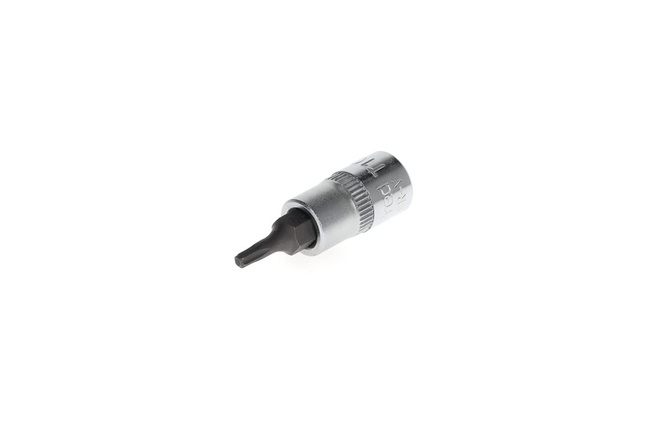 GEDORE red Screwdriver bit socket TX T10, 1/4" 6.3 mm, Screwdriver bit socket, Tool, R42451106, Steel