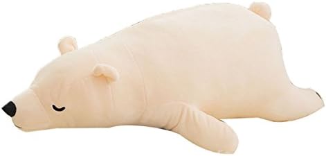 UUToy Cute Polar Plush Bear Toys Unisex Adult Children Sleeping Pillows Gift Present Dolls White 35cm