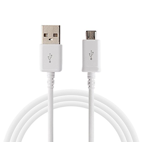 Galaxy S7 S7 Edge S6 S6 Edge LG G2 G3 G4 for Samsung Adaptive Fast Charger Micro USB Cable Kit {Wall Charger + Cable} Fast Charging for up to 50% faster charging (WHITE)