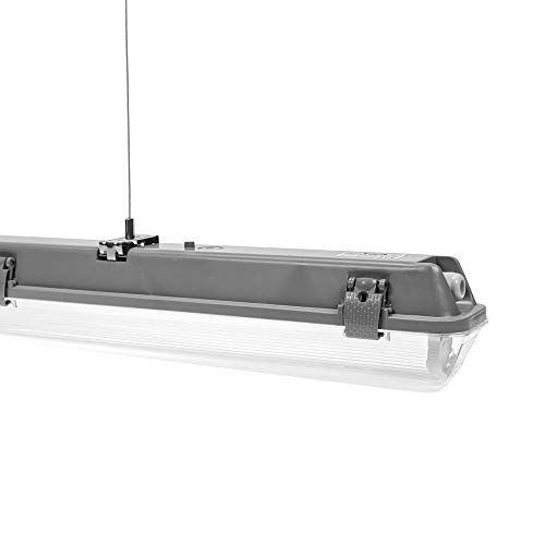 NCC-Licht LED Feuchtraumleuchte Wannenleuchte 157cm IP65 für 1 x T8 LED Röhre G13 150cm – Bild 4