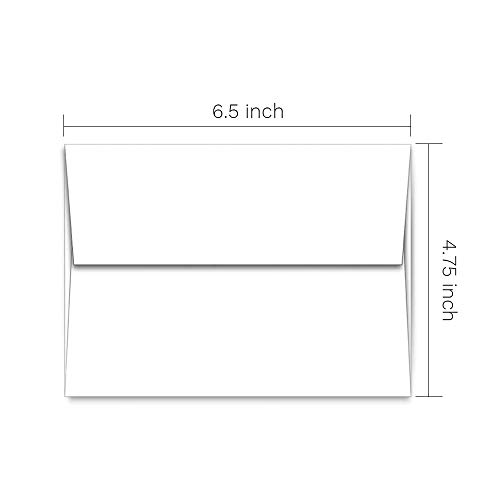 2 White+Envelopes+4X6+100+Pack