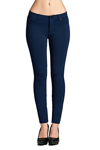 5 POCKETS SKINNY PONTE PANTS
