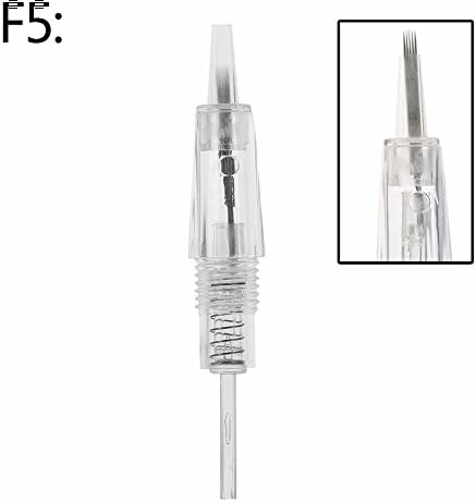 8MM Tattoo Needles 5F Flat Microblading Permanent Makeup Eyebrow Lips Cartridge Needles