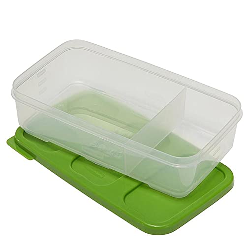 Rubbermaid Entree Container with Dividers and Lid, Green Pricepulse