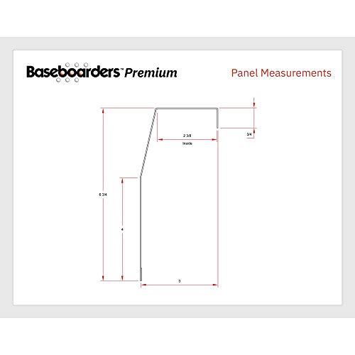 image for Baseboarders Premium Series Galvanized Steel Easy Slip-On Baseboard He