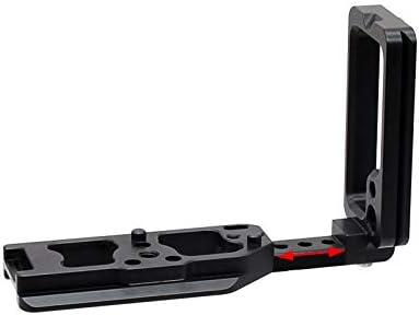 FOTOMIX LB-NIK Z-SL for Nikon Mirrorless Camera Z6 Z7 Body L-Plate Bracket Quick Release Hand Grip Black Metal CNC, Stranchable & Detachable Design