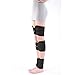 Ueasy Adjustable Authentic Bandages to Correct O- Type Legs X-Type Legs 3 Kits Available O Form X Legs Form Correction Band One Size Fits All Black (Black, Type 1)