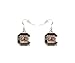 NCAA South Carolina Fighting Gamecocks Logo Dangler Earrings