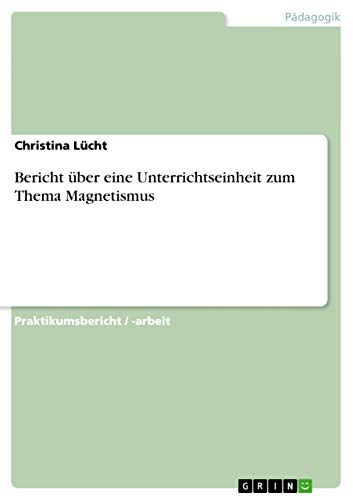 Bericht über eine Unterrichtseinheit zum Thema Magnetismus (German Edition)