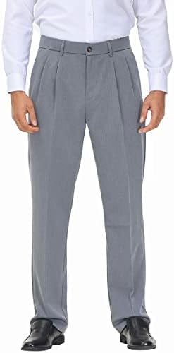 men's classic-fit microtwill ultraflex machine washable dress pants LAUREN RALPH LAUREN Ultraflex Stretch Men's Flat-Front Professional Dress  Pants 42 x 30 B4HP