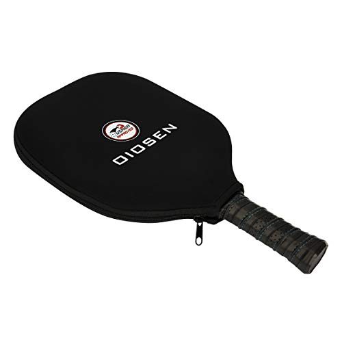 OIOSEN Graphite 1.0 USAPA Approved Pickleball Paddle - Polypropylene Honeycomb Core and Graphite Carbon Fiber Face with Portable Paddles Cover Case
