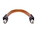 Ghost Flat Wire, RG6 Extreme Slim Coaxial Cable Flat for Window and Door,1ft (1 Pack)